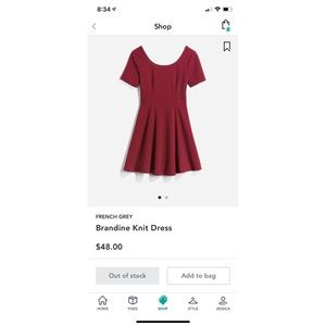 NWT French Grey Brandine Knit Dress Stitch Fix